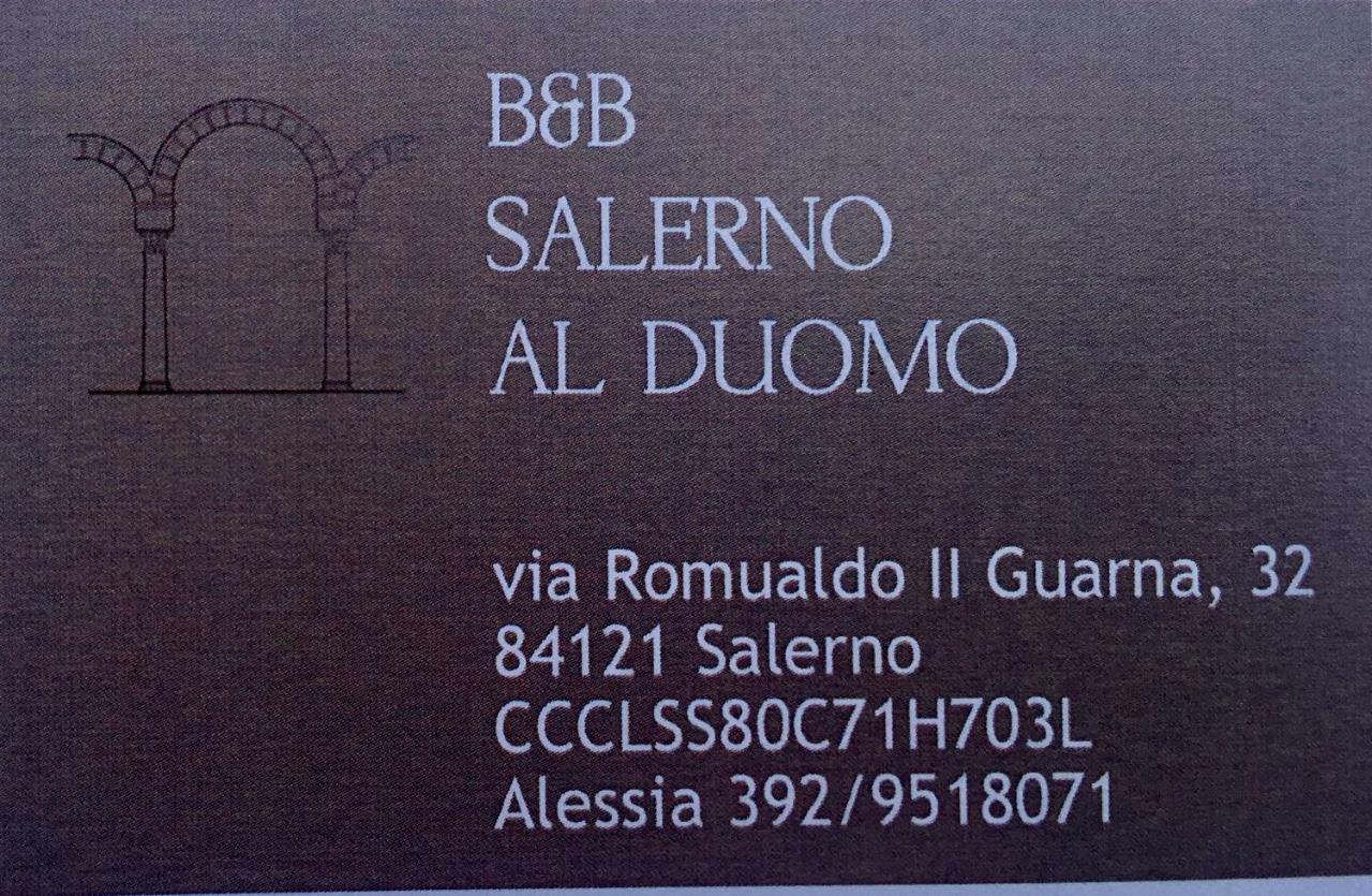 B&B Salerno Al Duomo Экстерьер фото